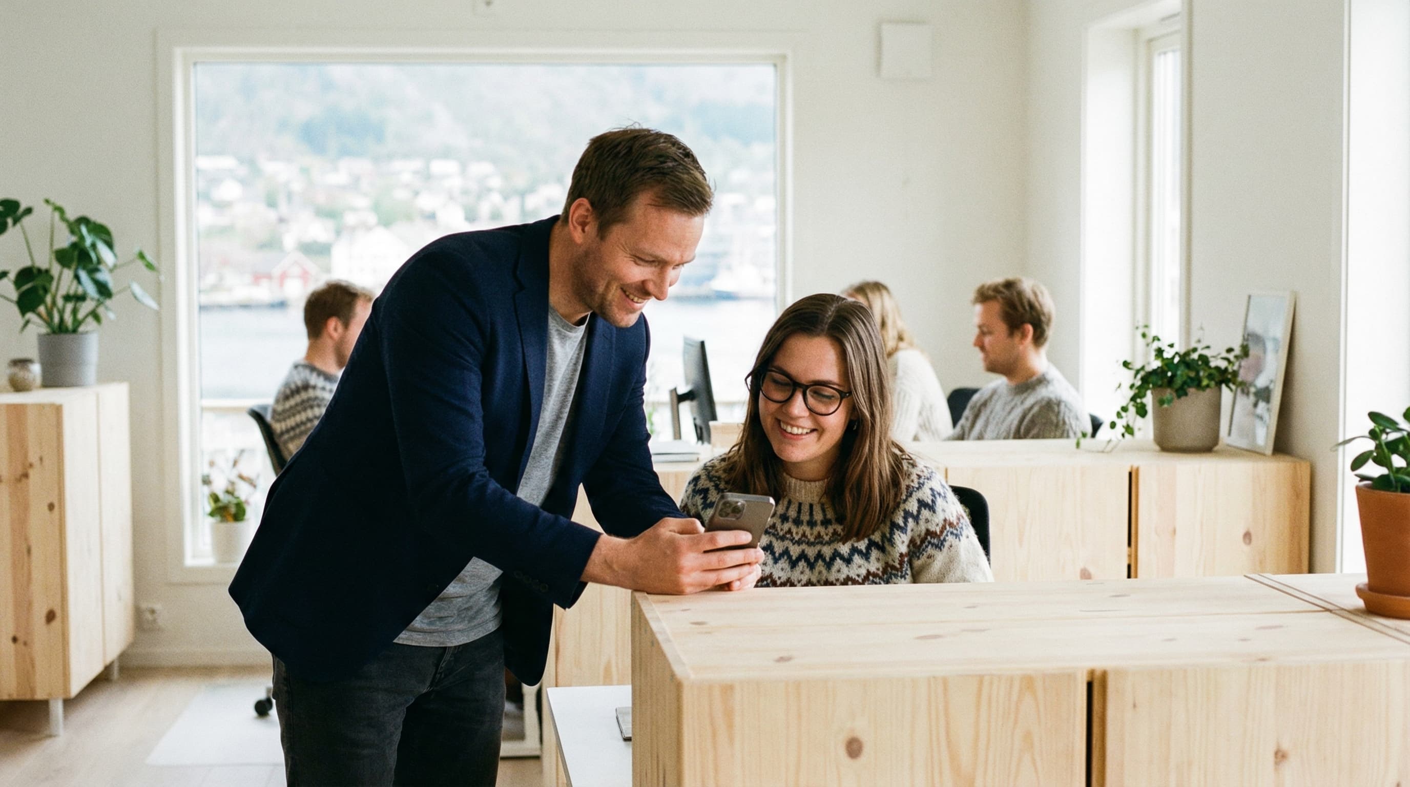 Moderne bedriftstelefoni